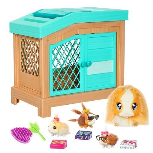 Little Live Pets - Mama Surprise | Soft Interactive Mama Guinea Pig and her Hutch and her 3 Surprise Babies. 20+ Sounds & Reactions. for Kids Ages 4+ Multicolor 7.8 x 11.93 x 11.38 inches