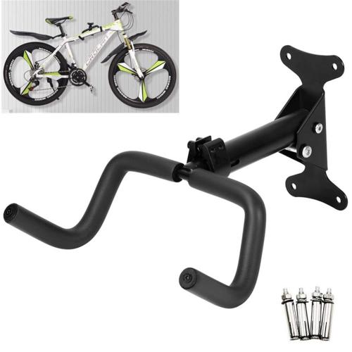 DADA NANA Bike Wall Mount Adjustable Bike Hanger Bicycle Rack Foldable Bicycle Storage Horizontal Bike Rack Bike Hook for Garage Indoor 1PC