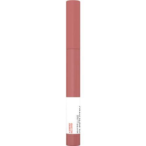 Maybelline Super Stay Ink Crayon Lipstick Makeup Precision Tip Matte Lip Crayon with Built-in Sharpener Longwear Up To 8Hrs Achieve It All Brown Nude 1 Count