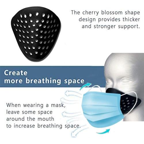 3D Mask Inner Bracket for Comfortable Mask Wearing-Internal Support Holder Frame for Balaclavas-Silicone Face Shell for Cosplay -Lower Half Face Protective for Airsoft/Paintball/BB Gun
