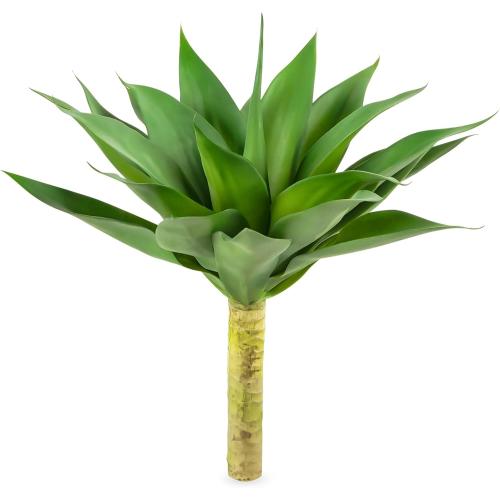 Velener Artificial Agave Plant,, Faux Aesthetic Plants for Home Decor, Realistic UV Resistant Fake Agave Plants Without Pot, Set of 1