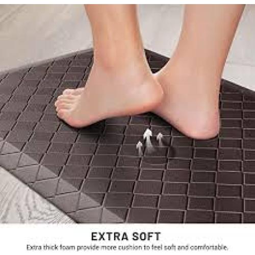HappyTrends Kitchen Floor Mat Cushioned Anti-Fatigue Kitchen ...