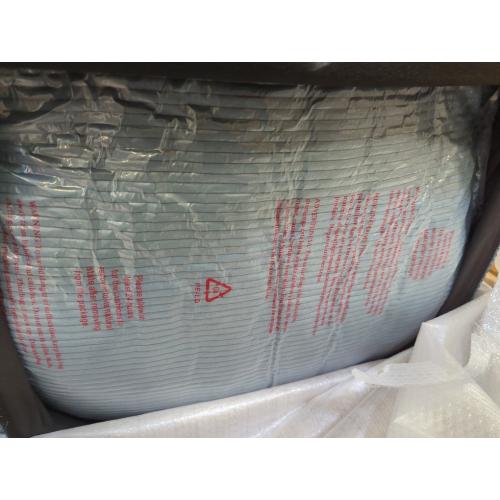 Blue Square Ottoman