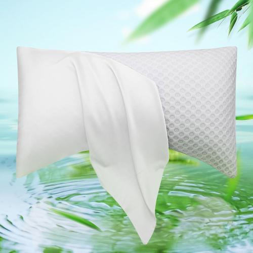 Cooling Side Sleeper Curved Pillow Case Queen 1 Pack 20 * 30 White