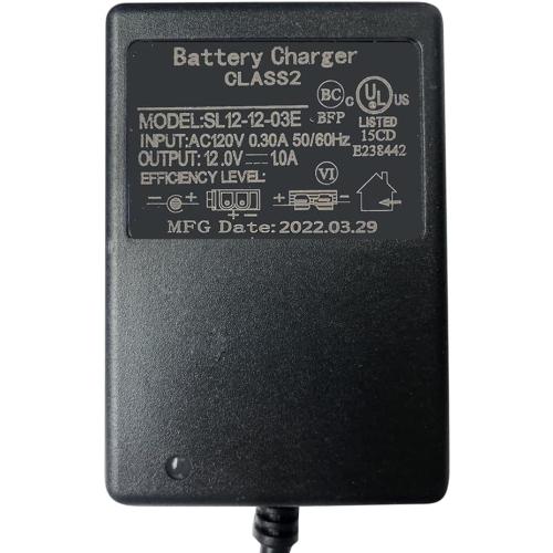 FLHFULIHUA12 Volt Charger for Kids Ride On Car Toys12v Battery Charger for Yamaha Raptor 700R Toyota FJ Cruiser Dumar MegaTredz Motion Trendz Power Supply Adapter for Children Electric Wheels Cars