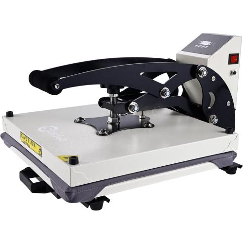 ColorSub Heat Press 15x15 inch Industrial Quality Heat Press Machine with Slide Out Drawer, Heat Press Machine for T Shirts, White