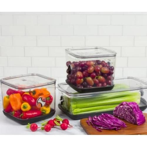 ProKeeper   Fresh Produce Keeper with Air-Flow Vent System, Set of 3