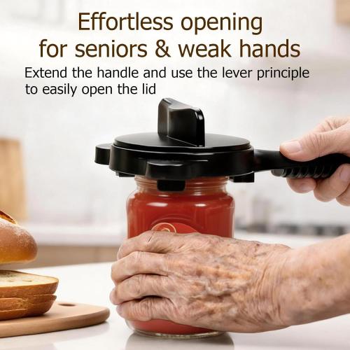 4-in-1 Jar Opener, Ruydiwale Adjustable Jar Opener for Seniors