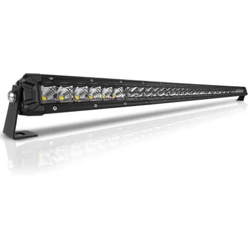 42 Inch LED Light Bar Single Row Flood & SpotBeam Combo 40000LM Off Road LED Light Bar Driving Light for Pickup SUV ATV UTV Truck Roof Bumper