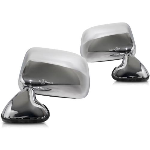 For Toyota Pickup 1989-1995 Door Mirror Driver and Passenger Side | Pair | Manual | Non-Heated | Replacement For 8794089141, 8791089143 | TO1320122, TO1321122