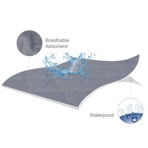 Pack and Play Sheets Mattress Pad Protector Fitted Waterproof Fit for Graco