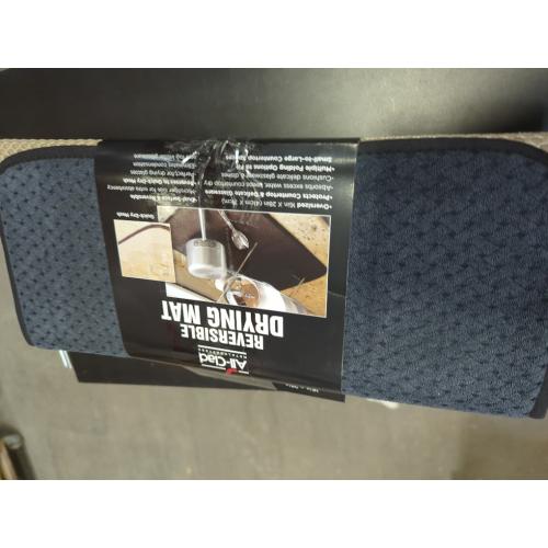 All-Clad Premium Reversible Dish Drying Mat for Kitchen: 16 x 28 Ultra-Absorbent, Long-Lasting, No Condensation, and Oversized for Large Pots and Pans - 2 Pack, Black