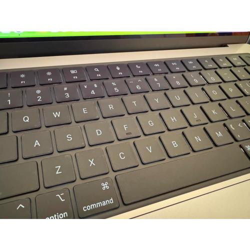 Keyboard Stickers Specifically for MacBook, Transparent Gray Effect, Compatible with 13-16 Inch Air/Pro