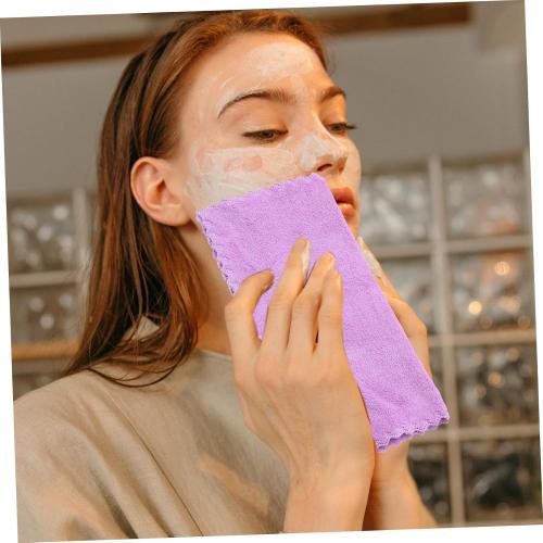15Pcs Coral Fleece Face Towels, Super Soft Absorbent Washcloths for Washing