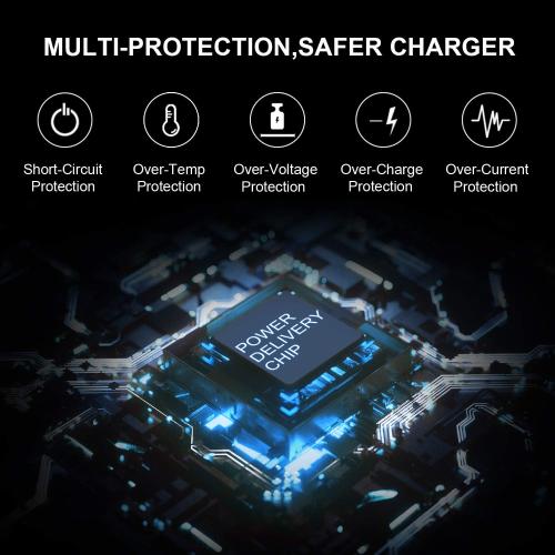 Charger Compatible with HP Laptop Computer 65W 45W Smart Blue Tip Power Adapter