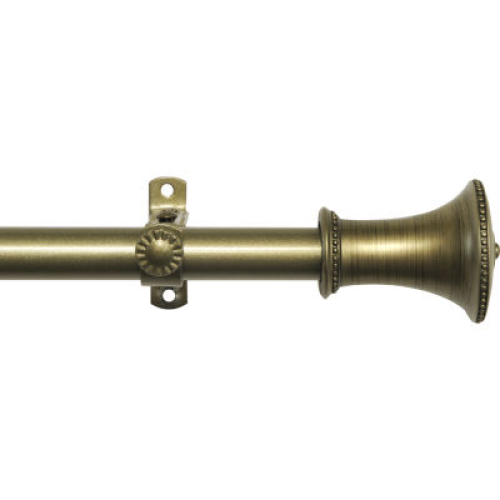 Camino ¾ Adjustable Curtain Rod with Fairmont Finial