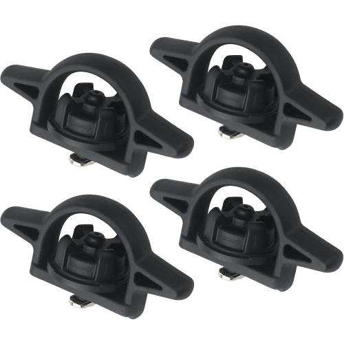 APPERFiT Bed Cleat Tie Down Anchor for Truck Bed Rail System 4pcs Compatible with 2005-2024 Toyota Tacoma Tundra Cargo Bed Accessories Parts PT278-35160 Striker Luggage Holders