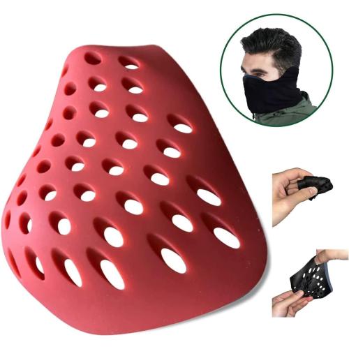 3D Mask Inner Bracket for Comfortable Mask Wearing-Internal Support Holder Frame for Balaclavas-Silicone Face Shell for Cosplay -Lower Half Face Protective for Airsoft/Paintball/BB Gun