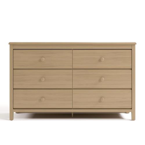 Storkcraft Alpine 6-Drawer Dresser, Driftwood