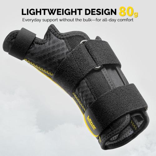 FEATOL Thumb Brace with Ergonomic Support, Left Hand, S/M