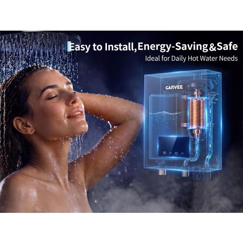Garvee 14kW Electric Tankless Water Heater 240V Digital Instant Hot Water