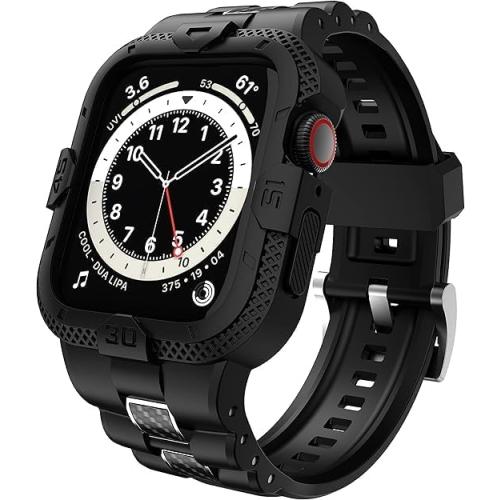 Bands Compatible for Apple Watch Band 46mm 42mm with Case Men
