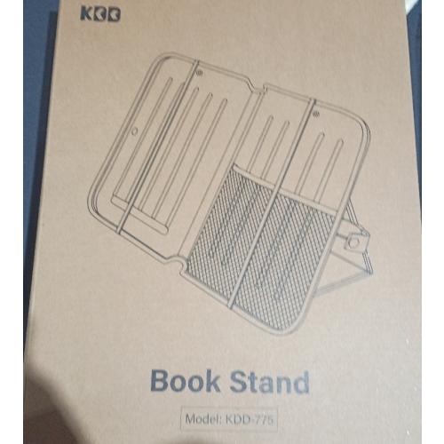 KDD 3 in 1 Book Holder Stand for Reading, Portable Desktop Bookstand with Mesh Storage Bag, 3 Pen Slots & Adjustable Straps, Lightweight Book Sleeve Fits Tablets, E-Readers, Cookbooks & Sheet Music (Set of 2)
