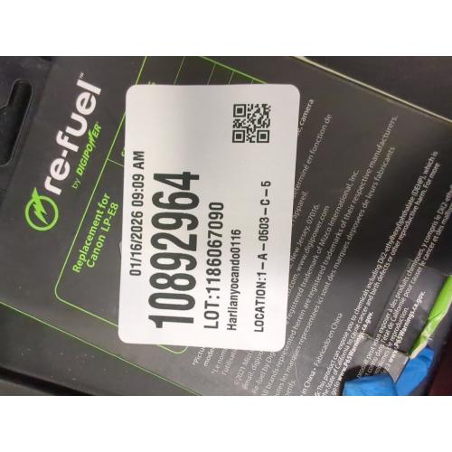 Digipower - Re-Fuel Rechargeable Lithium-Ion Replacement Battery for Canon Lp-e8
