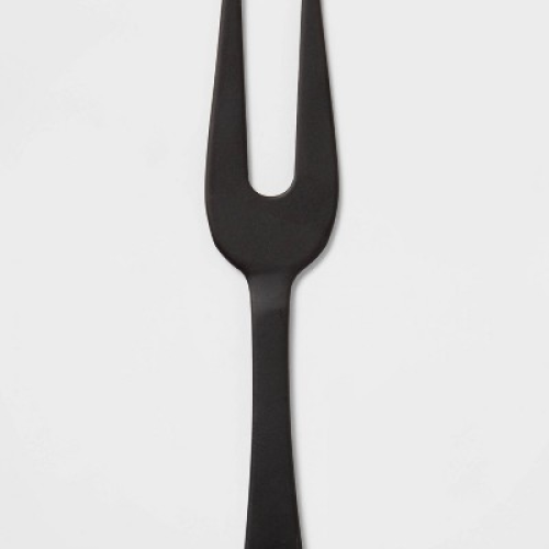 4pk Stainless Steel Cheese Knives Black - Threshold