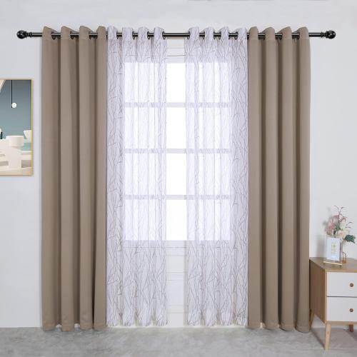 BONZER 4 Panels Set Mix and Match Curtains for Bedroom Living Room
