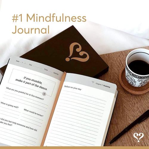 Vertellis Chapters : Undated Journal for Gratitude, Reflection & Self Care | Gratitude Journal, Self-Care Journal & Daily Journal with Quotes and Prompts. 100  pages. Vegan Leather Hardcover