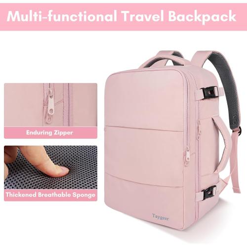 Taygeer Travel Backpack for Women, TSA Carry On Backpack Flight Approved