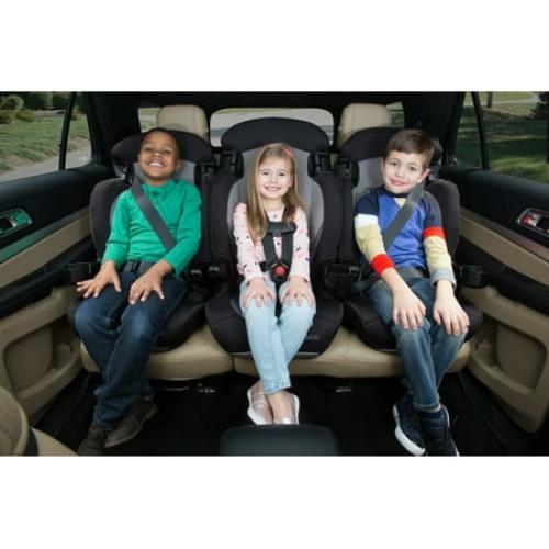 Cosco Kids Finale 2-in-1 Toddler Booster Car Seat, Peony Tiles II, Harness Booster Car Seat