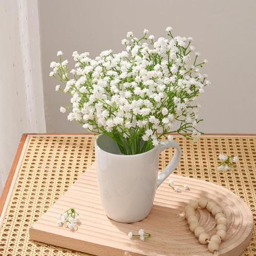 Babys Breath Artificial Flowers 10 PCS White Artificial Baby Breath Flowers