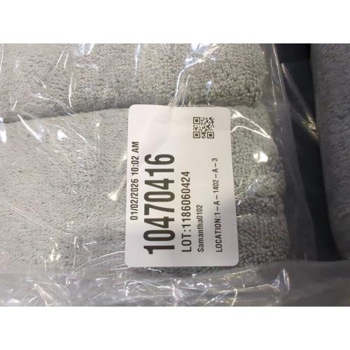 Haven Organic Cotton Terry Bath Towel in Harbor Mist Grey (2 pack)