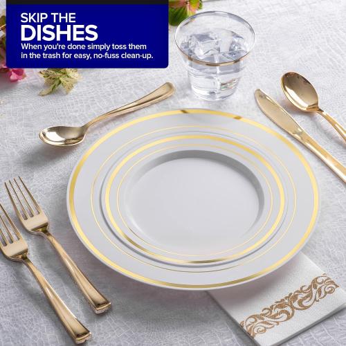 Gold Plastic Silverware