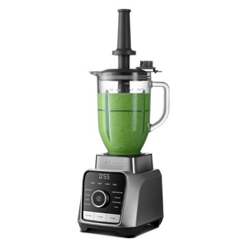 ‼️has mild stains ‼️Gourmia Digital Blender with 8 Total Blend Programs, 4 Speeds & Round-Plated Tamper Gray