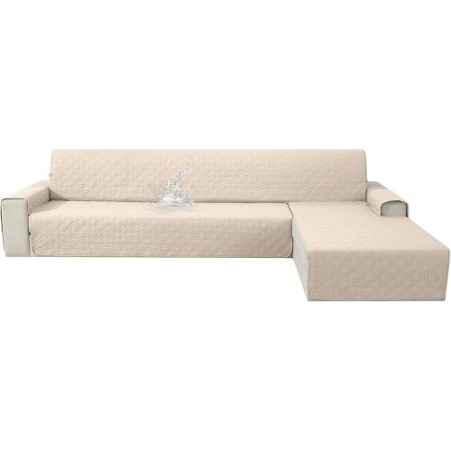 Sofa Covers for Dogs Waterproof Sofa Slipcover,Beige Yellow