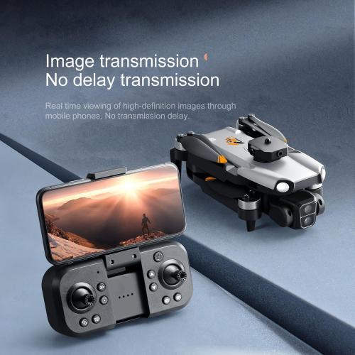 S119 Drone with Camera, 8K Brushless Motor Drones for Adults, FPV RC Quadcopter with 3D Flips, Obstacle Avoidance, Optical Flow Positioning, Trajectory Flight, Carrying Bag (Grey)