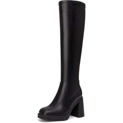 SIZE 11 ❗❗Athlefit Knee High Boots for Women Stretch Chunky Platform Tall Boots