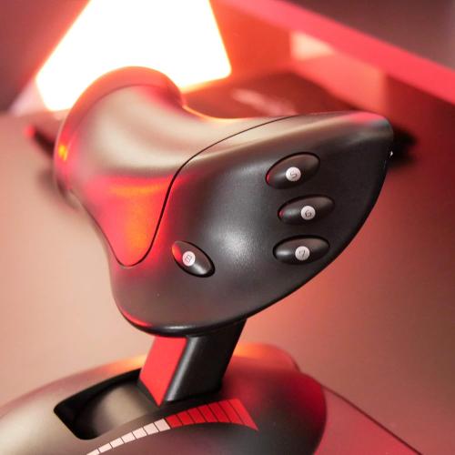 Thrustmaster T.Flight HOTAS X, Joystick and Throttle With Dual Rudder System, Buttons and Programmable Axes, Rotating Handle, Trigger, PC/USB Compatible