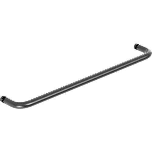 Ranbo 24 Inch Shower Door Handle, Single-Sided Towel Bar, Matte Black