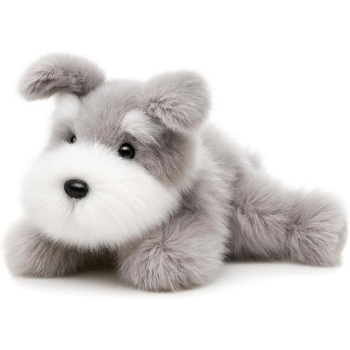 Adorable Schnauzer Dog Stuffed Animal Soft Plush Gifts for Kid