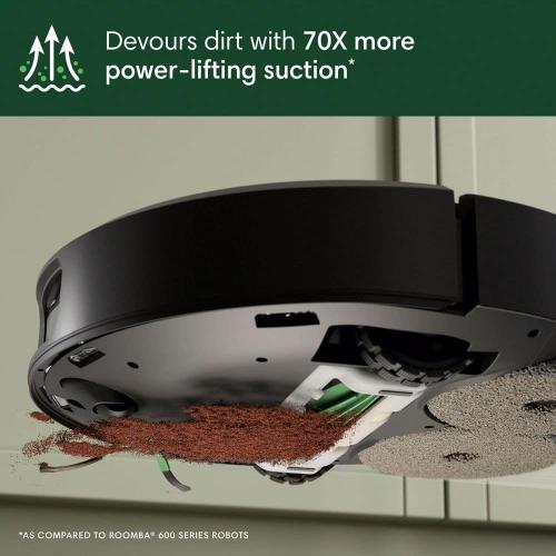 Roomba 505 Combo 13.8 in. Robotic Vacuum and Mop Plus with Smart Navigation Plus AutoWash Dock​ in Black NEEDS CLEANING