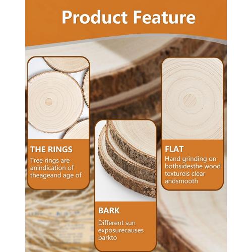 Large Wood Slices, Wood Centerpieces for Tables