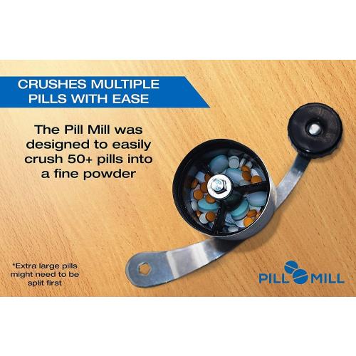 Pill Crusher for Fine Powder: Medicine Crusher Pill Grinder for 50  Pills