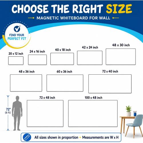 2-Pack, 39 x 18 Magnetic Whiteboard Contact Paper, Adhesive & No Ghosting Magnetic Dry Erase White Board Sticker for Wall Ideal for Playroom Home Office