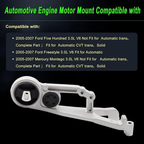 Motor Mount Compatible with 05-07 Freestyle 3.0L Automatic