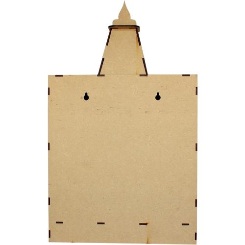 eSplanade DIY MDF Temple Puja Mandir Temple for Home Shop Office | Build Your Own Mandir | Pooja Articles