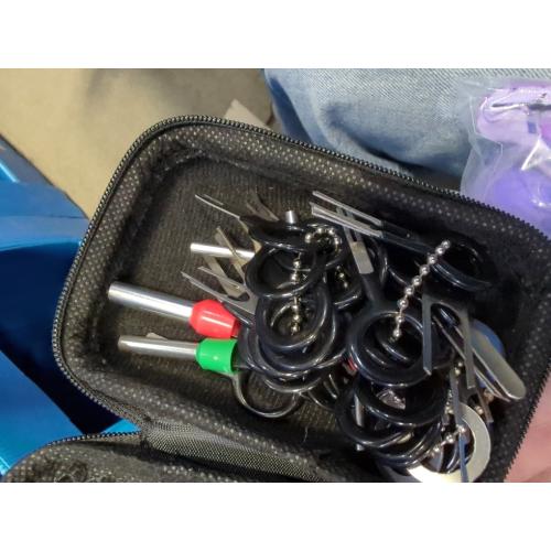 Terminal Pin Removal Tool Kit 20 Pcs Depinning Electrical Connector Pin Extractor Tool Set Wire Terminal Release for Automotive Car Household Devices - Black